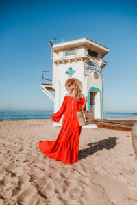 pitusa maxi dress in laguna beach